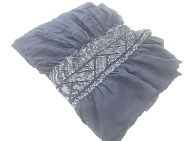 正絹　絞り抽象模様男物兵児帯